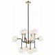 Подвесная люстра Zumaline Riano P0454-12C-SDGF. 