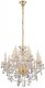 Подвесная люстра Lumina Deco Eliza LDP 7026-8+4 SL+GD. 