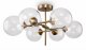 Люстра на штанге Freya Maddison FR5115PL-06BZ1. 