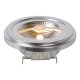Лампа светодиодная диммируемая Lucide G53 10W 2200-3000K хром 49044/10/31. 
