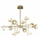 Подвесная светодиодная люстра Escada 10252/12LED Gold. 