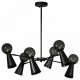 Подвесная люстра Loft IT Halley 10046/6 Black. 