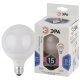 Лампа светодиодная ЭРА E27 15W 6000K матовая LED G90-15W-6000K-E27 Б0049079. 