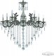 Подвесная люстра Bohemia Ivele Crystal Florence 71119/12+4/285 B NW FE1S. 