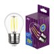 Лампа светодиодная филаментная REV G45 E27 7W 2700K DECO Premium теплый свет шар 32443 0. 