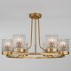 Потолочная люстра Eurosvet Calle 60127/6 латунь. 