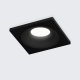 Встраиваемый светодиодный светильник Elektrostandard 15271/LED черный 4690389175763. 