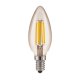 Лампа светодиодная филаментная Elektrostandard E14 9W 6500K прозрачная 4690389175220. 