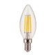 Лампа светодиодная филаментная диммируемая Elektrostandard E14 5W 4200K прозрачная 4690389050701. 