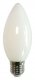 Лампа светодиодная филаментная Volpe E27 6W 4000K матовая LED-C35-6W/4000K/E27/FR/SLF UL-00008321. 
