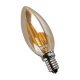 Лампа светодиодная филаментная Elvan E14 5W 4000K золотая E14-5W-4000K-GD-candle. 