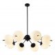 Подвесная светодиодная люстра Elvan LU-9326/8-6W-WW-BkWh. 