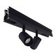 Трековый светодиодный светильник Elvan PJ-2002-2x6W-WW-BK. 