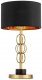 Настольная лампа Lumina Deco Azzaria LDT 5523 MD+BK. 