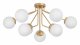 Потолочная люстра Vitaluce V4287-8/9PL. 