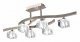 Потолочная люстра Mantra Cuadrax Sn Optical Glass 1110. 