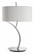 Настольная лампа Mantra Eve Chrome - Cream Shade 1137. 