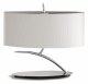 Настольная лампа Mantra Eve Chrome - Cream Shade 1138. 