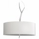 Подвесной светильник Mantra Eve Chrome - Cream Shade 1133. 