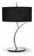 Настольная лампа Mantra Eve Chrome - Black Shade 1177. 