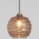 Подвесной светильник Eurosvet Ice 50239/1 коньячный. 