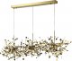 Подвесная люстра Crystal Lux GARDEN SP3х3 L1200 GOLD. 