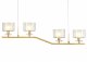 Подвесная люстра Newport 4400 4404/S gold М0067142. 