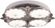 Потолочная люстра Мелодия Света SS1L 0000 19656. 