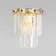 Накладной светильник Eurosvet Elegante 10130/1 золото/прозрачный хрусталь Strotskis. 