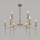 Потолочная люстра Eurosvet Anders 60142/9 латунь. 