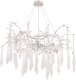 Подвесная люстра Crystal Lux REINA SP8 D1000 SILVER PATINA. 