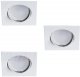 Точечный светильник (в комплекте 3 шт.) Kanlux TRIBIS II L W 23849. 