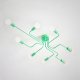 Потолочная люстра ImperiumLoft SCHEME SCHEMEGREEN01. 