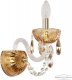 Бра Bohemia Ivele Crystal 5402 5402B/1/141 G Amber/M-1G K721. 