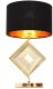Интерьерная настольная лампа Lumina Deco LDT 5529 F.GD+BK. 