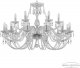 Подвесная люстра Bohemia Ivele Crystal 101 101/12+6/360 Ni. 