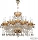 Подвесная люстра Bohemia Ivele Crystal 5413 5413/10+5/240 G Amber/M-1G. 