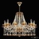 Подвесная люстра Bohemia Ivele Crystal 5413 5413/12/300 G Amber/M-1F K721. 