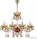 Подвесная люстра Bohemia Ivele Crystal 5417 5417/10/240 G Amber/M-1H K721. 