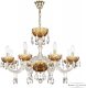Подвесная люстра Bohemia Ivele Crystal 5417 5417/8/240 G Amber/M-1F. 