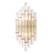 Настенный светильник Crystal Lux Saragosa AP2 Brass/Transparente. 