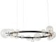 Подвесная люстра DeLight Collection Art Deco Bubble KM1294P-24 black/clear. 