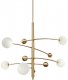 Подвесная люстра DeLight Collection Globe Mobile 10215P/5 brass. 