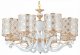 Подвесная люстра Arte Milano Florentia-3097 303097/8 Wh/Gd. 