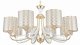 Подвесная люстра Arte Milano Florentia-3387 303387/8 Wh/Gd. 