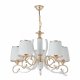 Подвесная люстра Arte Milano Florentia-3857 303857/5 Wh/Gd. 