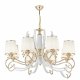 Подвесная люстра Arte Milano Florentia-3857 303857/8 Wh/Gd. 