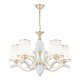 Подвесная люстра Arte Milano Florentia-3987 303987/5 Wh/Gd. 