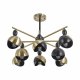 Потолочная люстра Arte Milano 271307/8 BK/GD. 