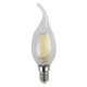 Лампа светодиодная филаментная ЭРА E14 5W 4000K прозрачная F-LED BXS-5W-840-E14 Б0019005. 